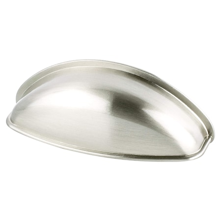 Berenson Euro Moderno 64mm CC Brushed Nickel Cup Pull 9710-1BPN-P